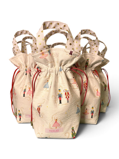 Fabric wine gift bag