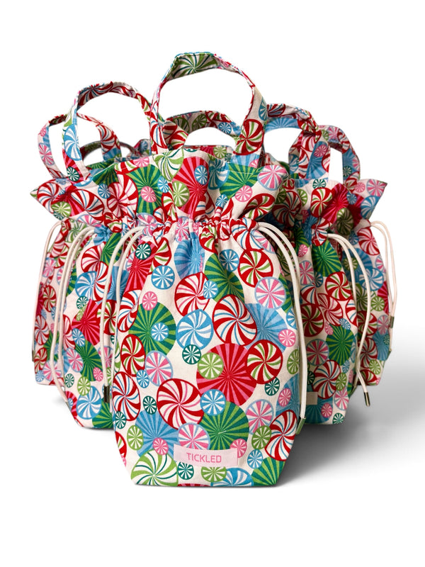 Fabric wine gift bag